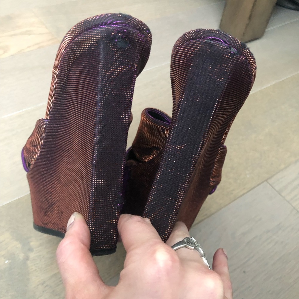 Casadei Multicolored Metallic Slides - image 4